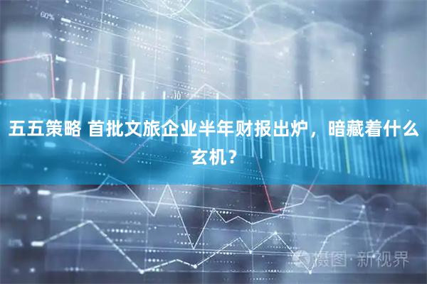 五五策略 首批文旅企业半年财报出炉，暗藏着什么玄机？