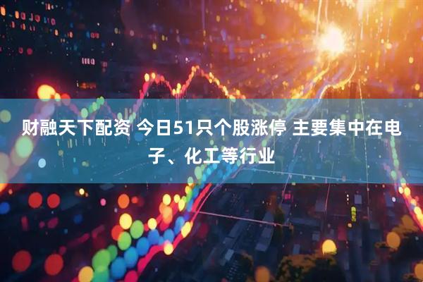 财融天下配资 今日51只个股涨停 主要集中在电子、化工等行业